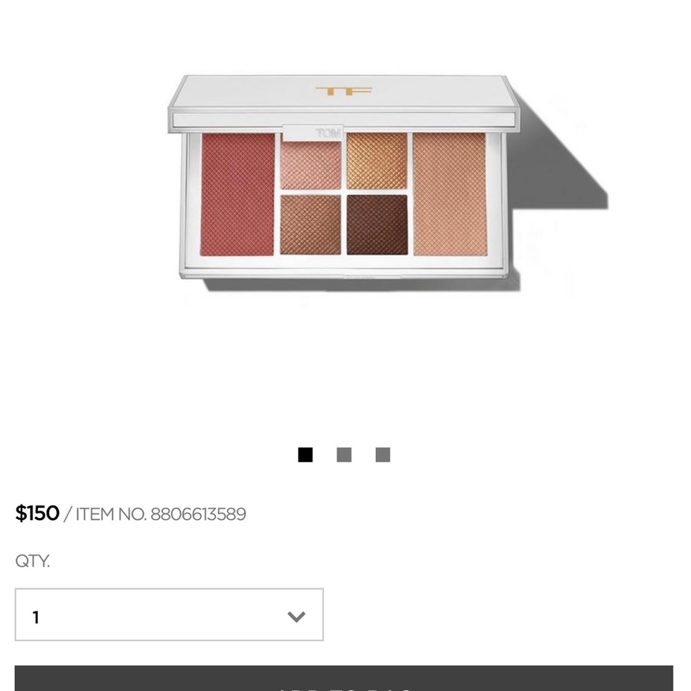 Tom Ford White Suede Raw Desire Palette